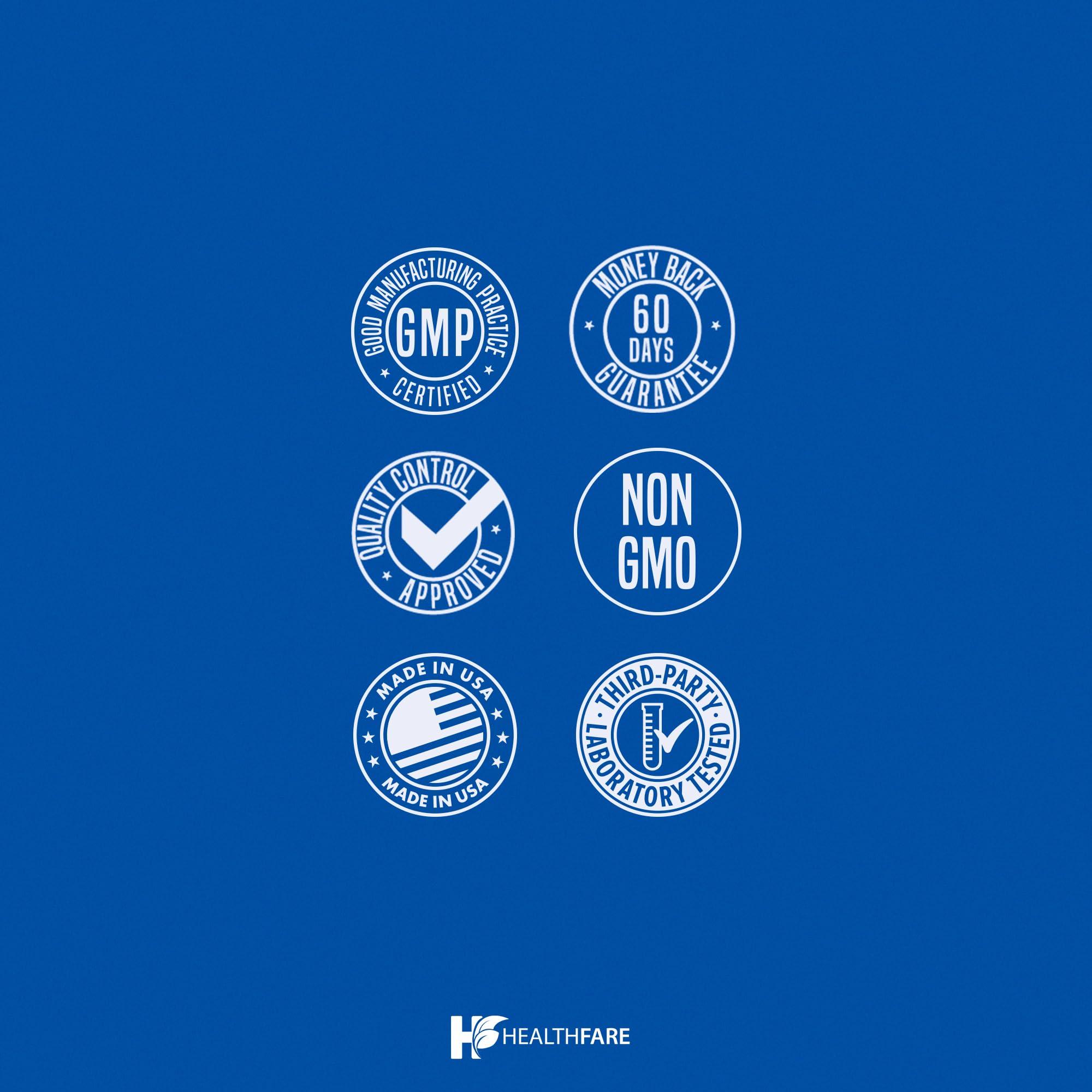 Healthfare Healthfare Plant Sterols Supplement | 2000mg | 240 Capsules | Extra Strength with Beta Sitosterol | Gluten-Free | Non-GMO