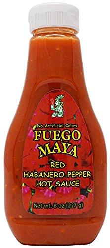 Fuego Maya Fuego Maya Fuego Maya Red Habanero Sauce 8 oz (8 pack)