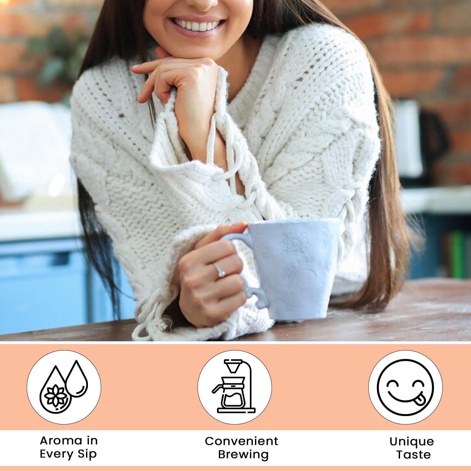 TEA 4U. BY ANVERALLY Tea4U Flavored Black Ceylon TeaBags - Vanilla | Ideal Quality from Sri Lanka\'s Finest Leaves and Expertly Blended - 25 Count