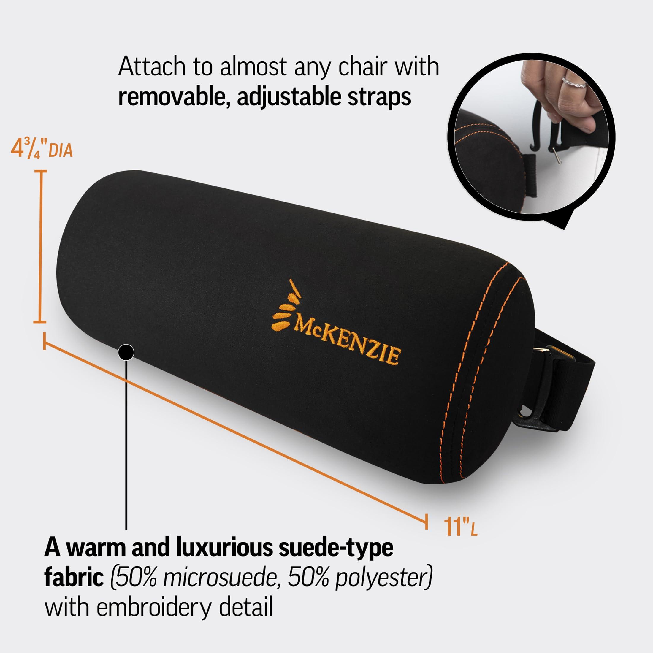 OPTP OPTP The Original McKenzie Signature Lumbar Roll Premium Made Lumbar Pillow, Firm Lower Back Support for Chair and Lumbar Support for Car - For Improved Posture and Support