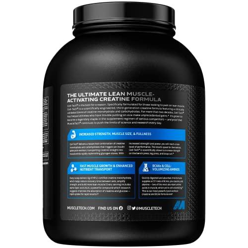 MuscleTech MuscleTech Cell-Tech Creatine Powder Bundle | Muscle Builder & Post Workout Recovery Drink for Men & Women | 6 lbs and 3 lbs