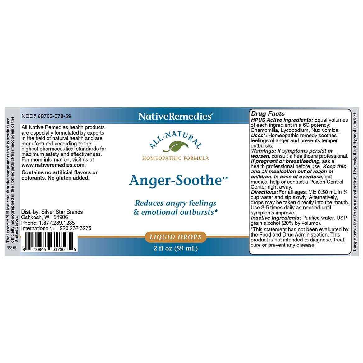 Fox Valley Traders Native Remedies Anger-SootheTM 2 Pack