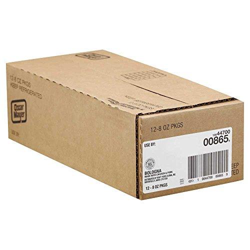 Oscar Mayer Kraft Oscar Mayer Sliced Bologna, 8 Ounce -- 12 per case.