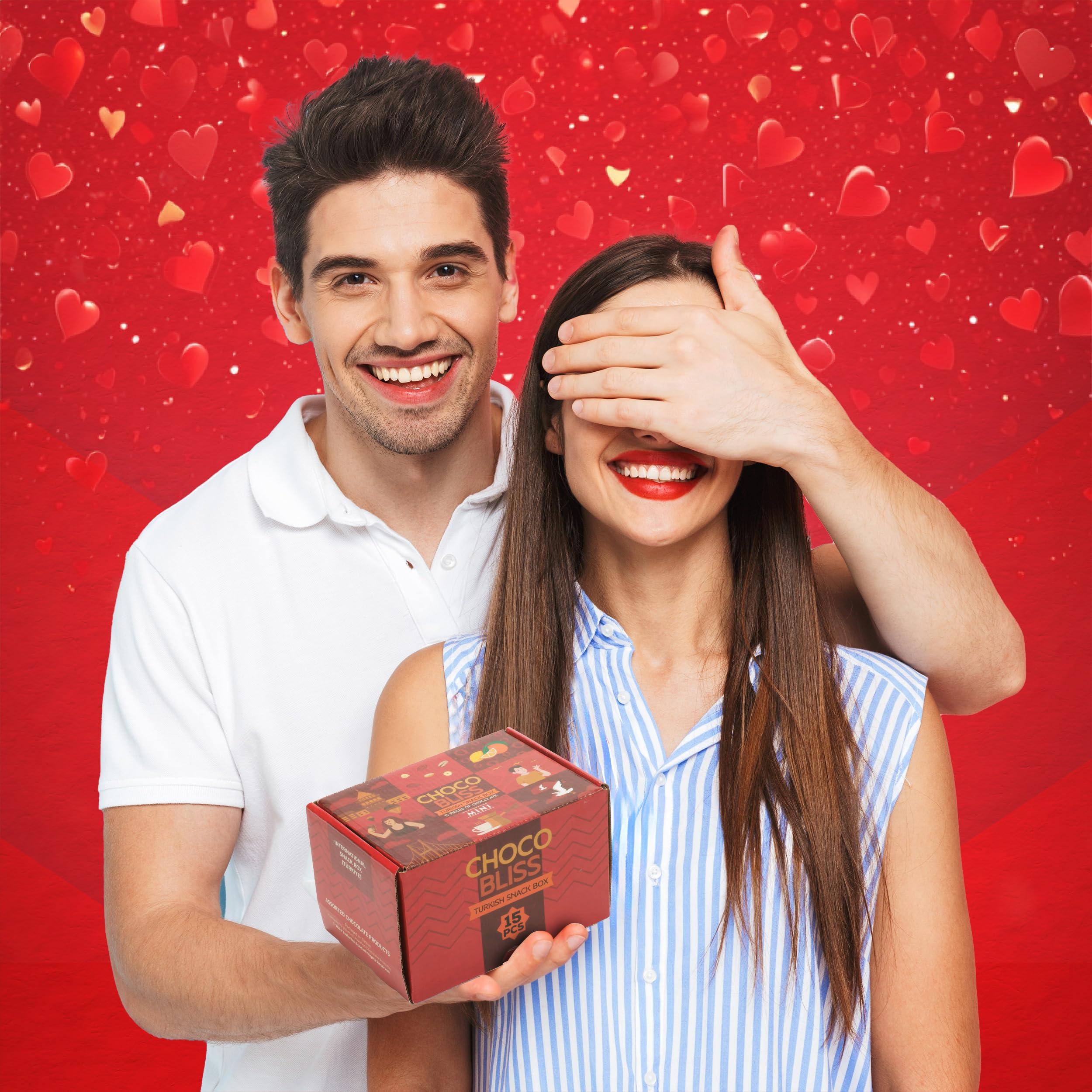 Eastanbul Eastanbul International Snack Box, 15 Chocolate Assortment Bars, Turkish Exotic Snacks, Assorted Candy Variety Pack of Foreign Exotic Candy Box of Assorted Chocolate