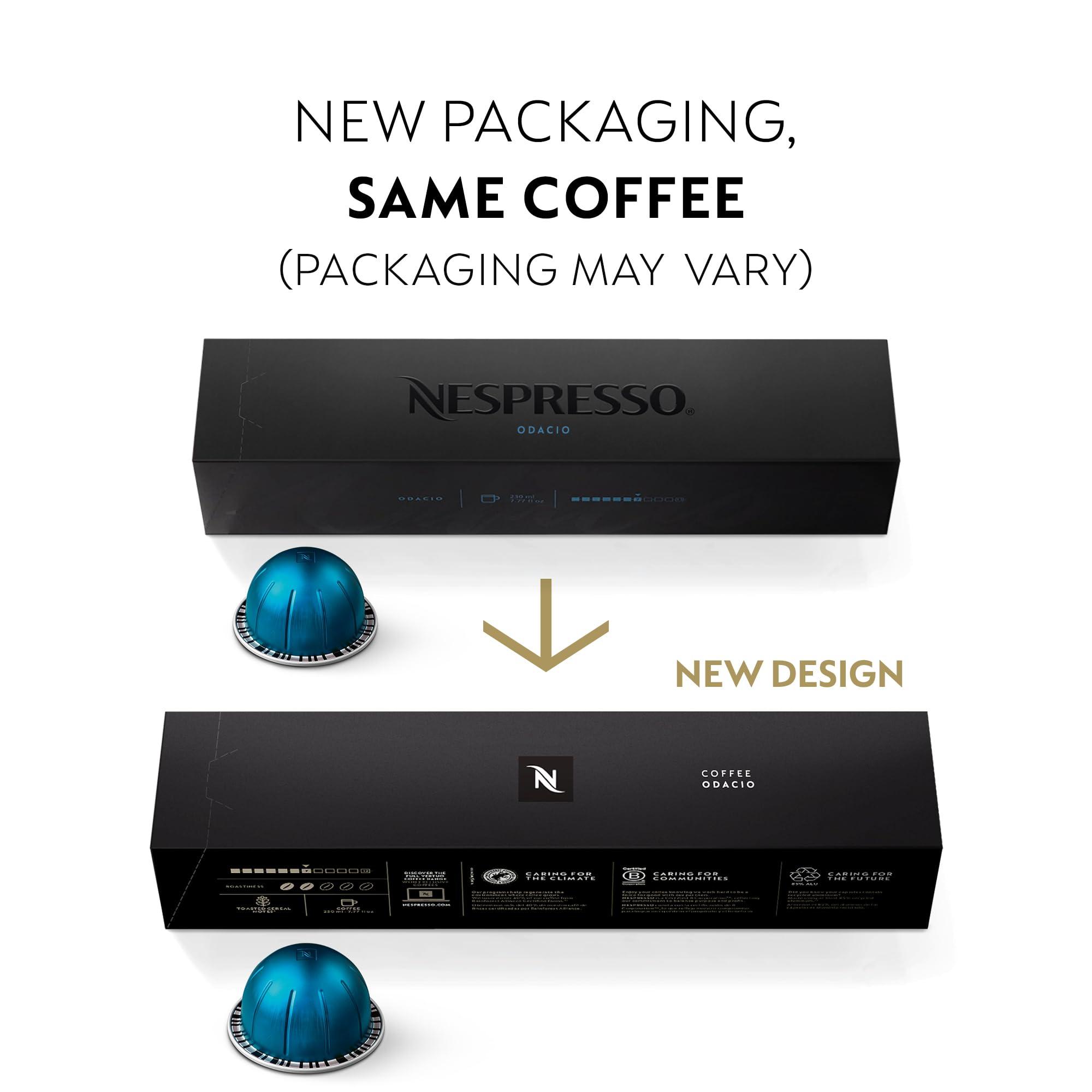Nespresso Nespresso Capsules Vertuo, Odacio, Medium Roast Coffee, 30-Count Coffee Pods, Brews 7.8oz.