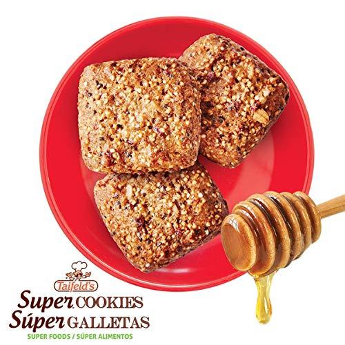 Taifelds Taifelds Super Healthy Cookies with Sweetened Honey Pecans, Amaranth, Oats, Cranberries & Chia. No Preservatives and Low in Cholesterol