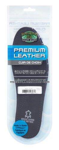 Moneysworth and Best Shoe Care INC. Moneysworth & Best Men's Leather Insole, Black, 10-11
