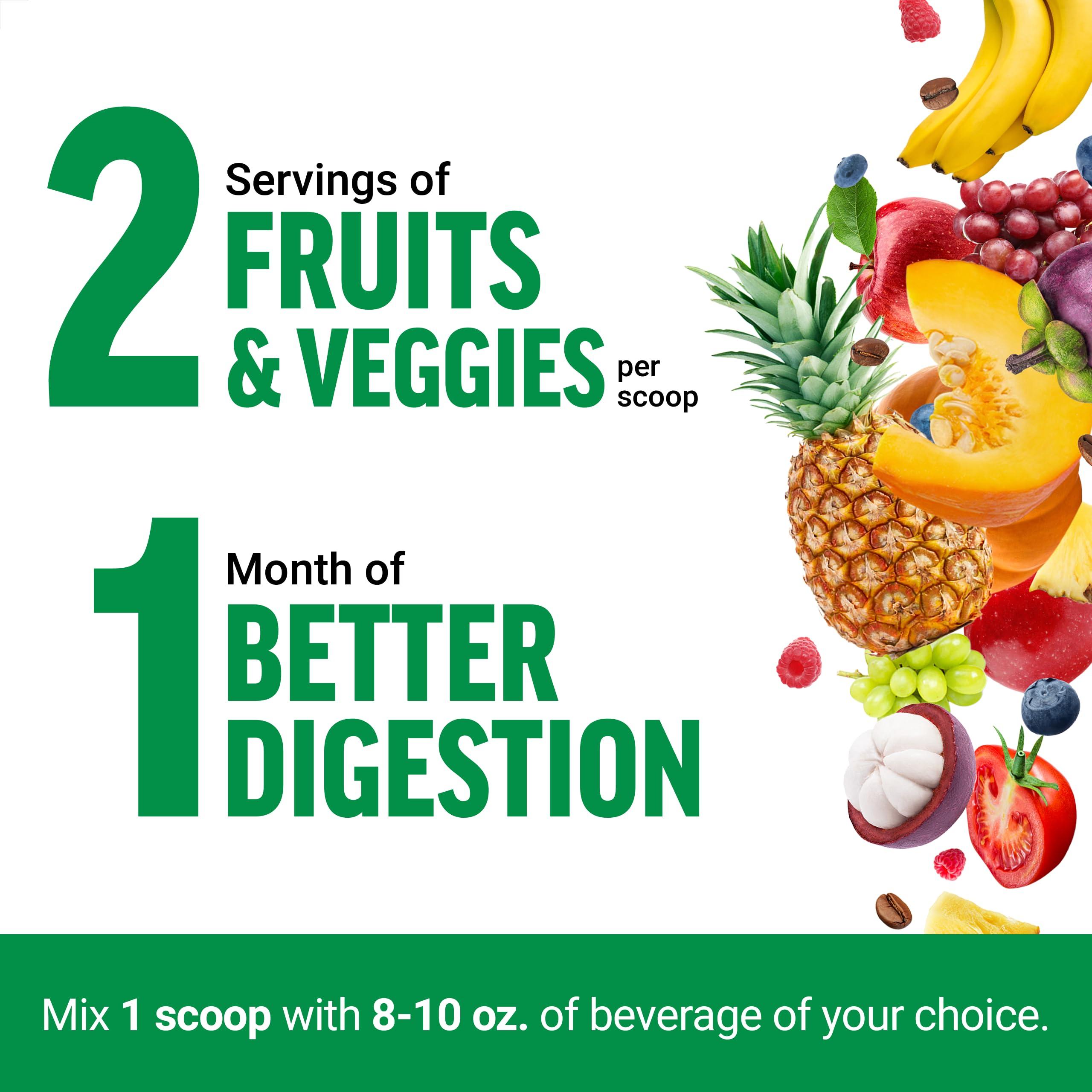 Force Factor FORCE FACTOR Smarter Greens Superfoods Powder, 3-Pack, Supports Digestion and Bloating, Immunity, and Energy, Greens Powder with Probiotics, Digestive Enzymes, Antioxidants, and Fiber, 90 Servings