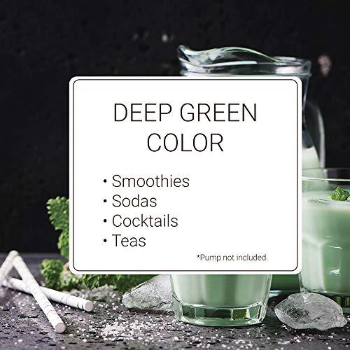 Monin Monin - Green Mint Syrup, Bold Peppermint Coolness, Natural Flavors, Great for Smoothies, Sodas, Cocktails, and Teas, Non-GMO, Gluten-Free (750 ml)