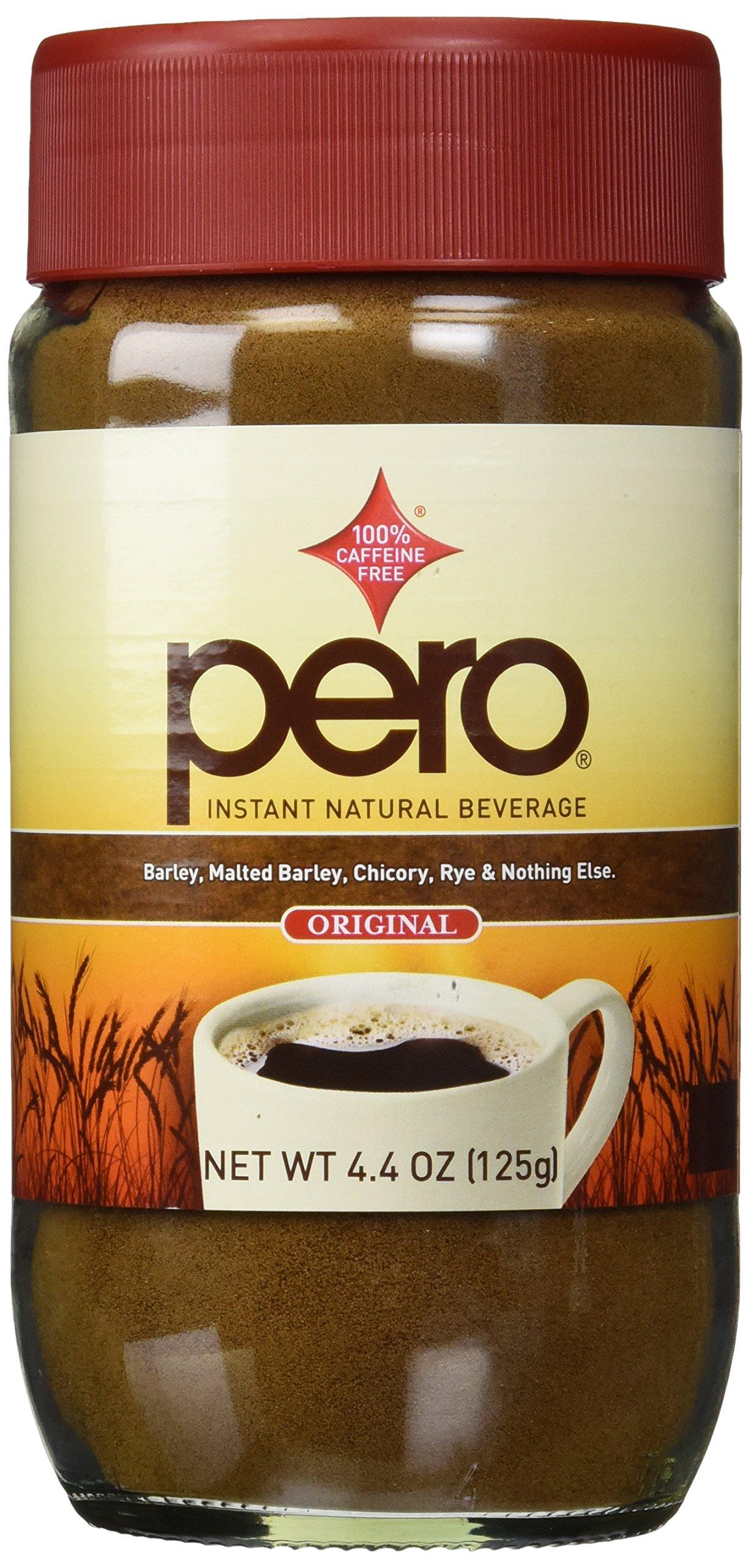 Pero Pero Coffee Substitute Instant Beverage Jars, 4.4 oz
