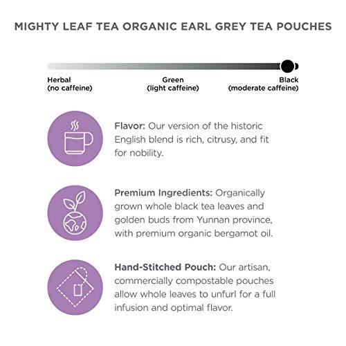 Mighty Leaf Mighty Leaf Organic Earl Grey Tea, 100 Tea Pouches