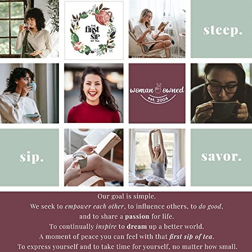 The Spice Hut Chamomile Dreams Tea Bags, Mint, Chamomile & Lemon Grass Herbal Tea, Non-Caffeinated, Natural Flavors, No Artificials, Stress Relief - 16 Cups | The Spice Hut, First Sip of Tea