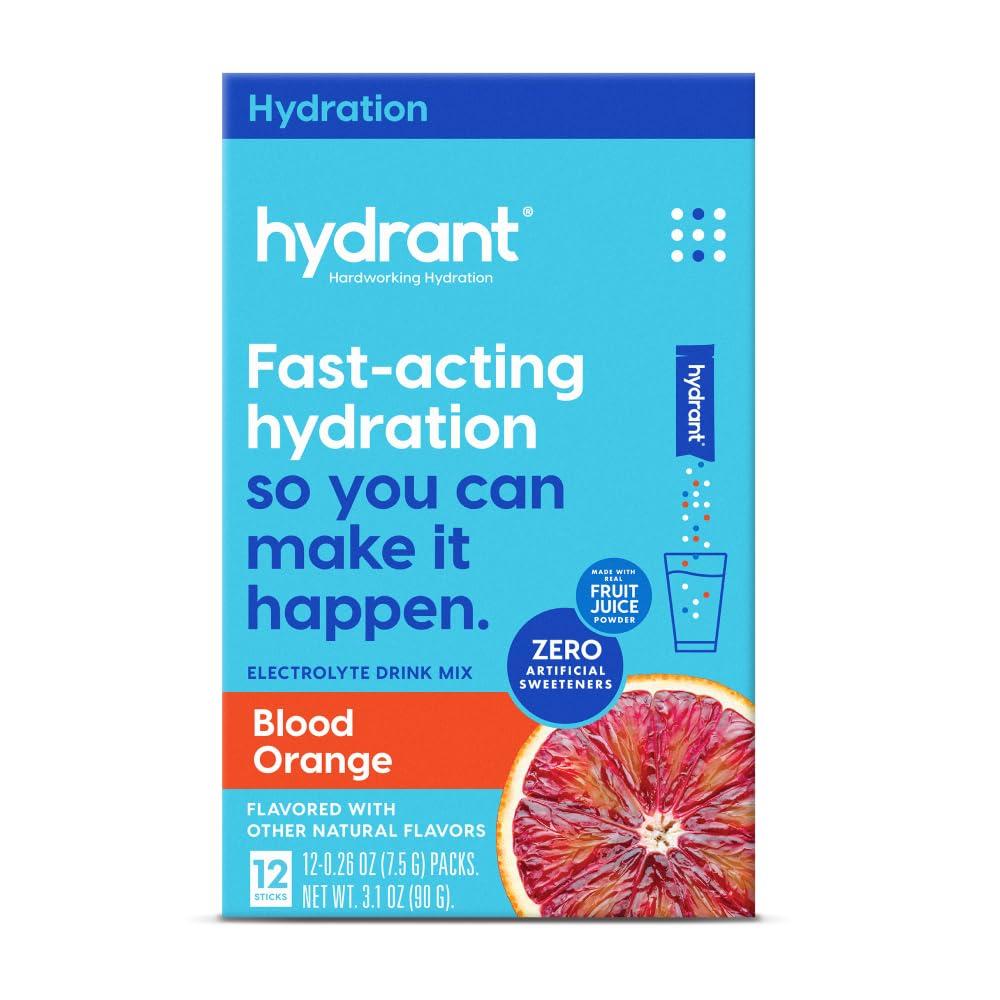 HYDRANT HYDRANT Blood Orange Rapid Hydration Drink Mix, 3.1 OZ