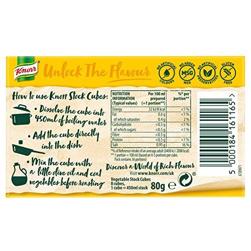 Knorr Knorr Vegetable Stock Cubes, 80g (Pack of 1)