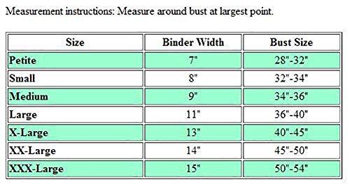 Expand-a-Band Breast Binder with Dri Release for Added Comfort (X-Large 40"-45", Mint Floral Lined)