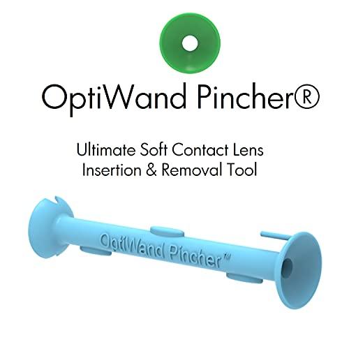OptiWand OptiWand Pincher Soft Contact Lens Inserting Removing Tool. Helper to Pinch Eye Lenses for Removal. Applicator Inserter Remover Extractor Device. Gift Eyes Contacts Insertion Removal Solution Stick