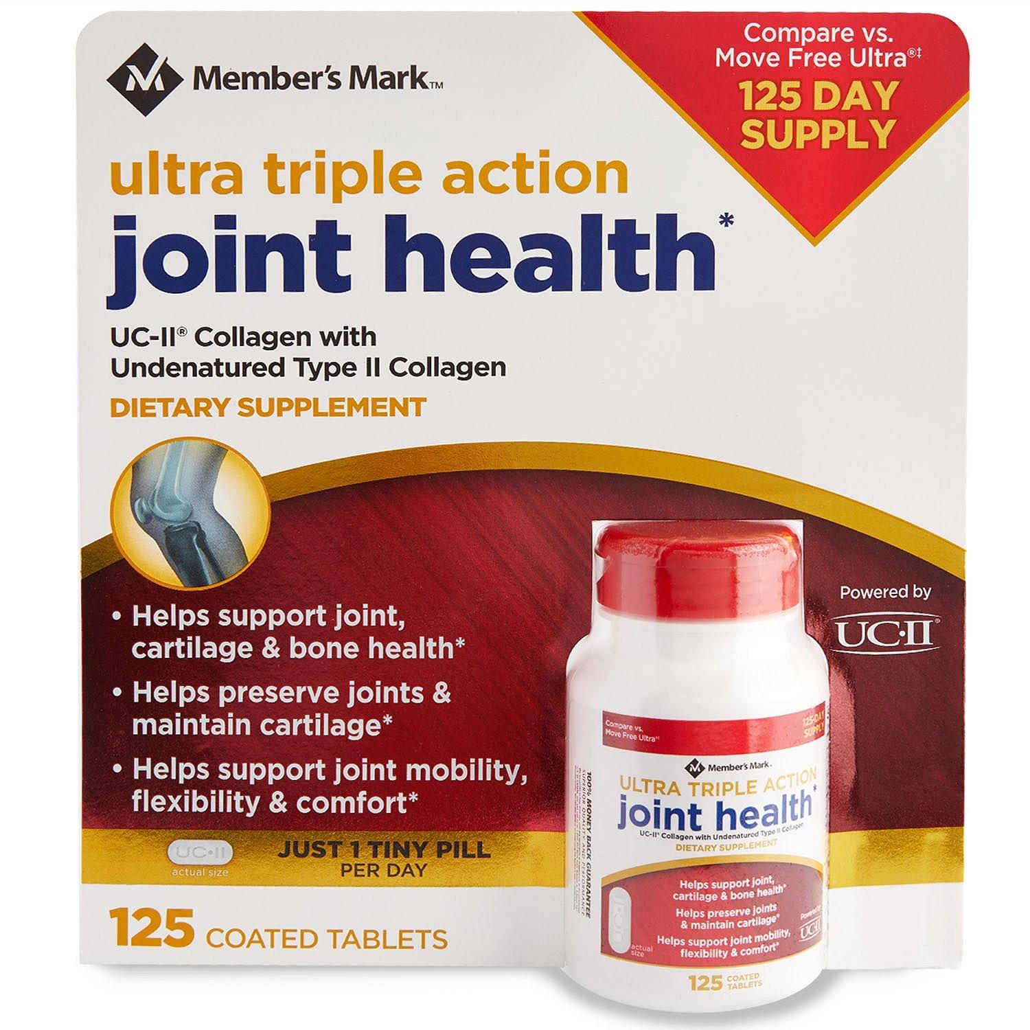 Members Mark Member's Mark Ultra Triple Action Joint Health (125 ct.)