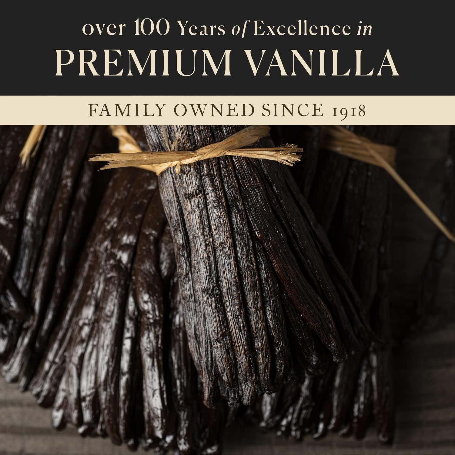 COOK'S 10 Organic Madagascar Whole Vanilla Beans, Grade A Vanilla Pods, Premium Vanilla Beans for Making Extract & Baking - Cooks