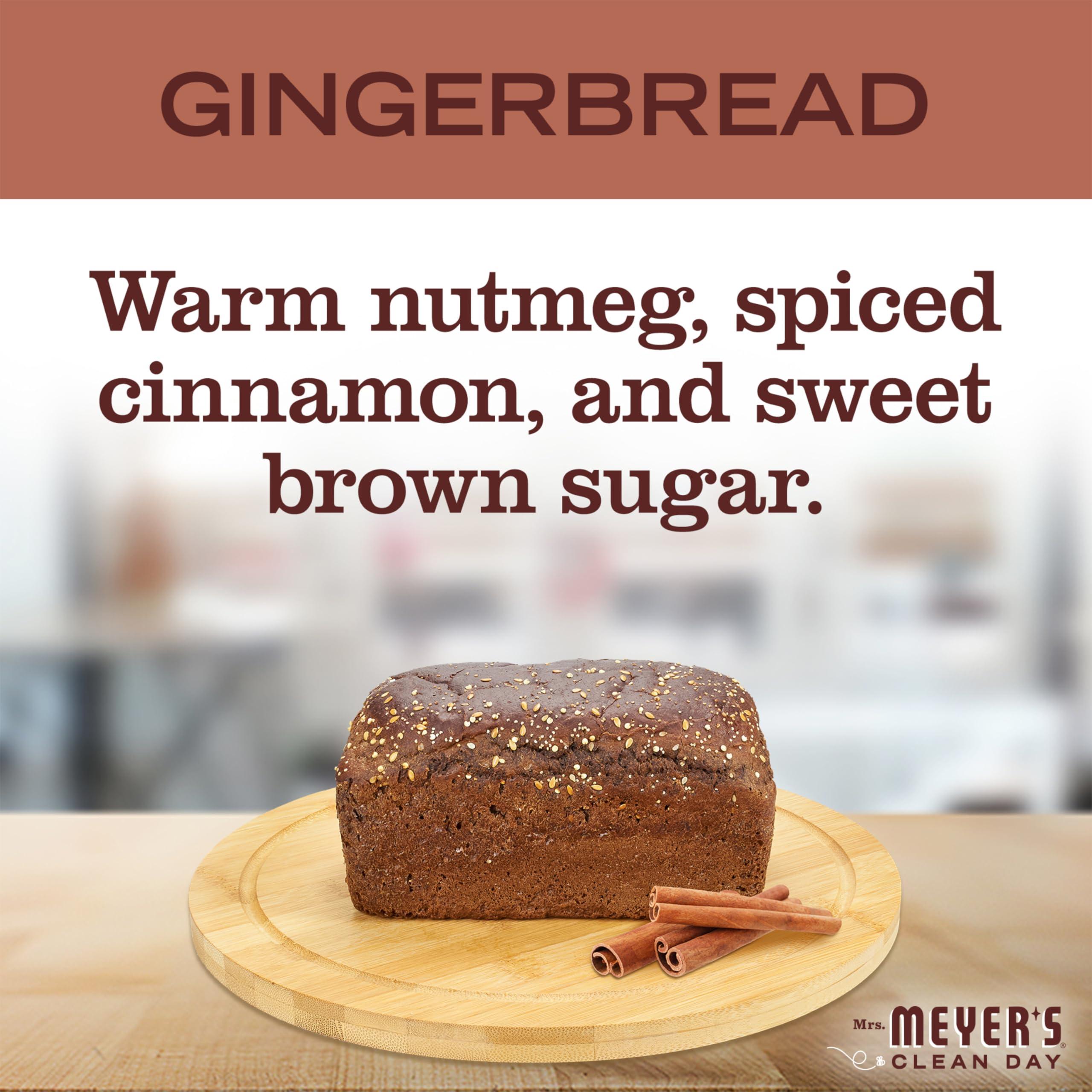 MRS. MEYER\'S CLEAN DAY MRS. MEYER\'S CLEAN DAY Liquid Dish Soap, Limited Edition Gingerbread Scent, 16 Ounce Bottle