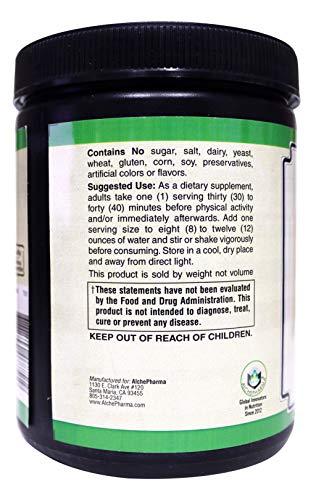 AlchePharma BCAA Powder 2L:1I:1V Ratio - Micronized Water Soluble Professional Blend