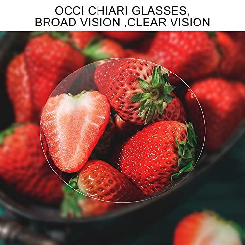 OCCI CHIARI OCCI CHIARI Reading Glasses 2.0 thin optics 200 Eyeglasses for Women(1.0 1.25 1.5 1.75 2.0 2.25 2.5 2.75 3.0 3.5 4.0 5.0 6.0)