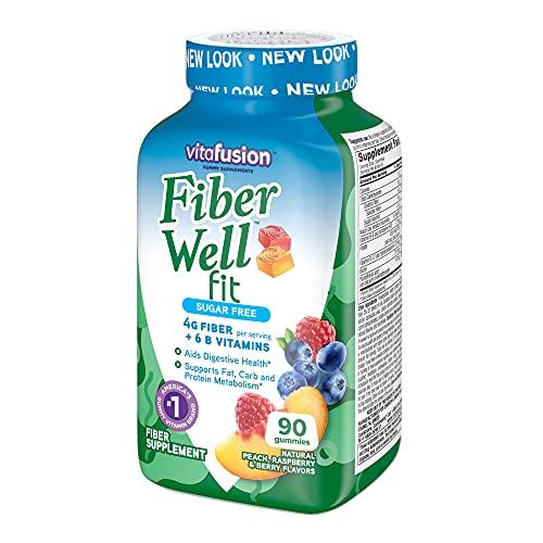 Vitafusion Vitafusion Fiber Well Fit Gummies Supplement, 90 Count (Packaging May Vary)