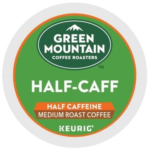 Green Mountain Coffee Roasters Green Mountain Coffee Roasters Half Caff, Single-Serve Keurig K-Cup Pods, Medium Roast Coffee