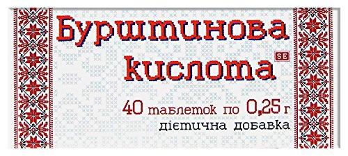 Amber Acid Succinic Acid (Butanedioic/Amber Acid) 40 Tablets/0.25mg