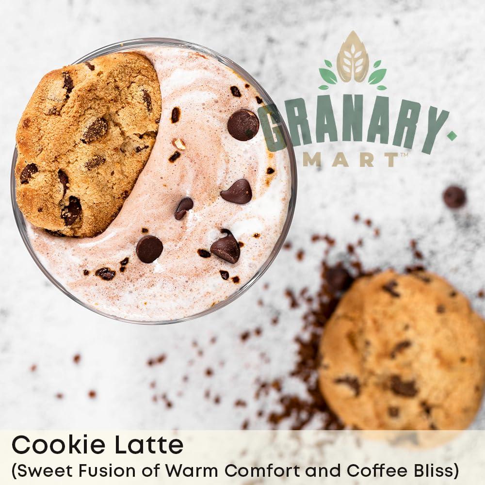 Granary Mart Instant Madras Coffee Latte | Instant Coffee | Smooth Creamy Flavor | Ideal for Hot and Cold Coffee/Flavoring for Desserts - 40 lbs in Bulk Bag