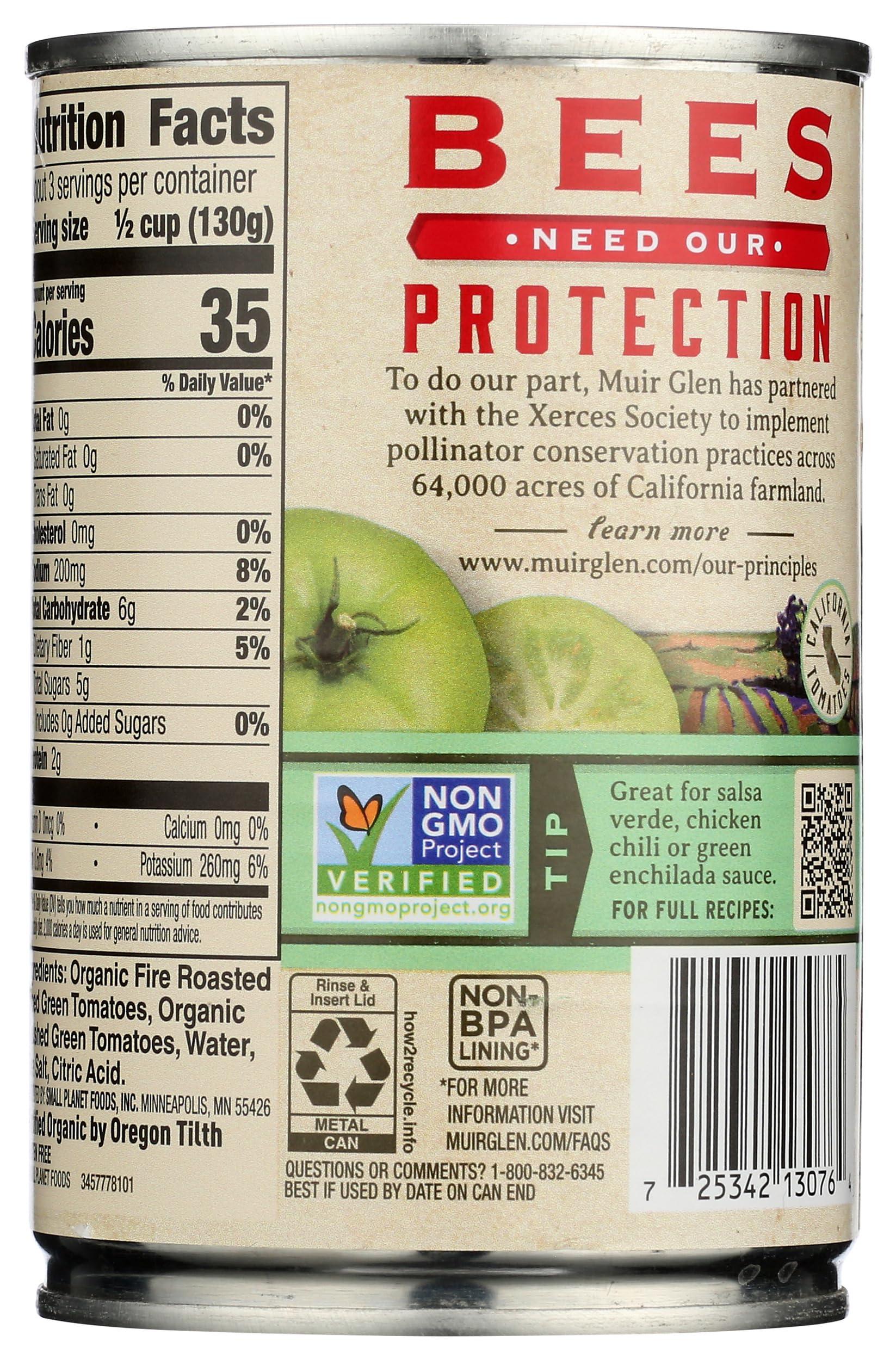 Muir Glen Muir Glen Organic Petite Diced Fire Roasted Green Tomatoes, 14.5 oz