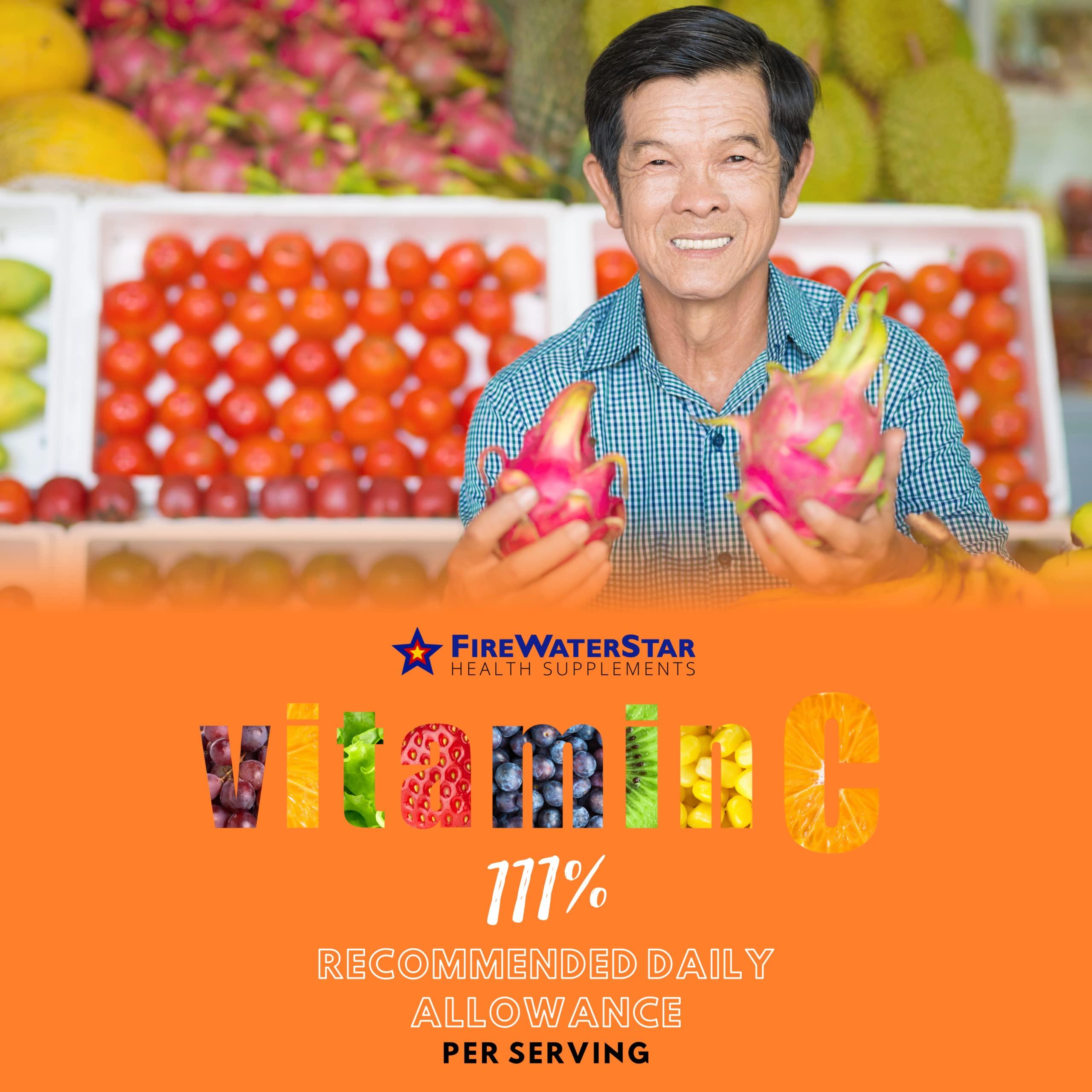 FIREWATERSTAR HEALTH SUPPLEMENTS FIREWATERSTAR HEALTH SUPPLEMENTS Liquid Vitamin C with Zinc and Apple Cider Vinegar Bundle