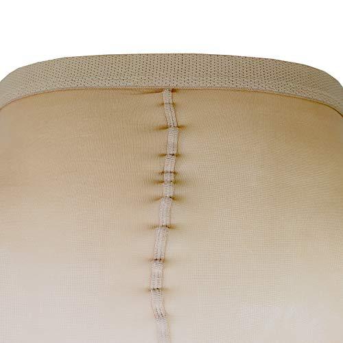 Truform Truform Sheer Compression Pantyhose, 15-20 mmHg, Women's Shaping Tights, 20 Denier, Nude, Queen