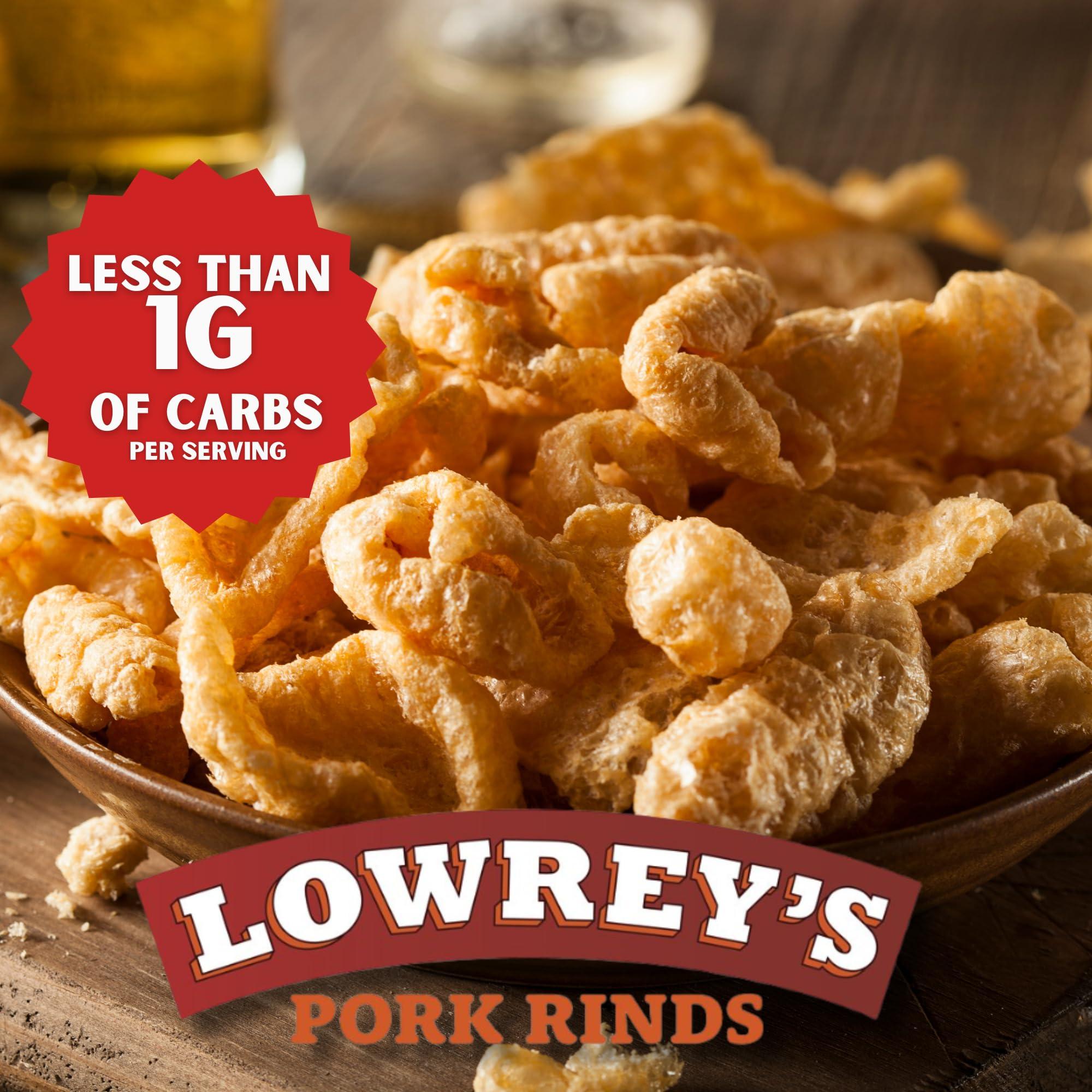 Lowrey's Lowrey's Bacon Curls Microwave Pork Rinds (Chicharrones), Original, 1.75 Ounce (Pack of 6)