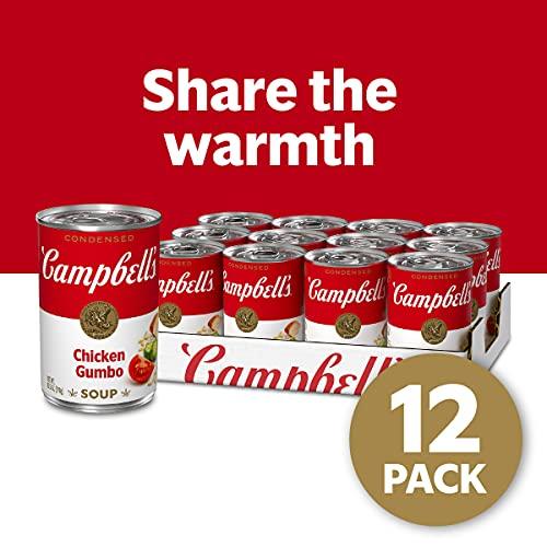 Campbell's Campbell's Condensed Chicken Gumbo Soup, 10.5 Ounce Can (Pack of 12) (Packaging May Vary)