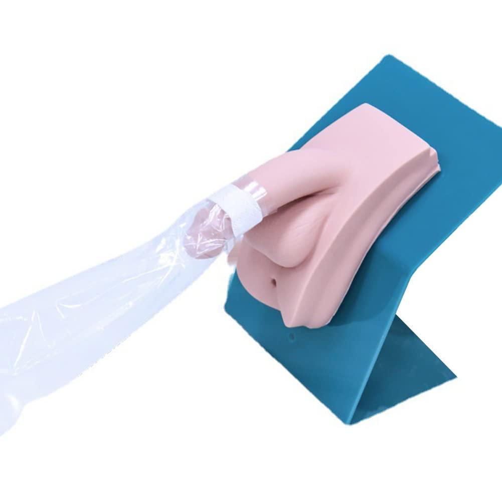 Opaeroo Urinary Drainage Bag Urine Collector Night Bags Male Urinary Incontinence Penile Clamp 1700ml Bag Urinal for Men Elderly Bedridden Patients and Disabled Men, 50Pcs Clear Bag-50disposablestraps