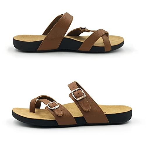 Zullaz Zullaz- Heidi Orthotic Sandals for Women, Stylish everyday footwear with Biomechanical Arch Support and toe strap