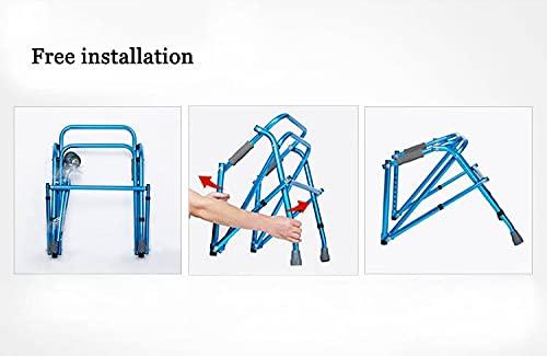 SUMBITOD SUMBITOD Walker for Children with Cerebral Palsy, Rollators Lightweight Folding 2 Wheels, Lightweight Rollator, for Disabled and Limited Mobility Patients