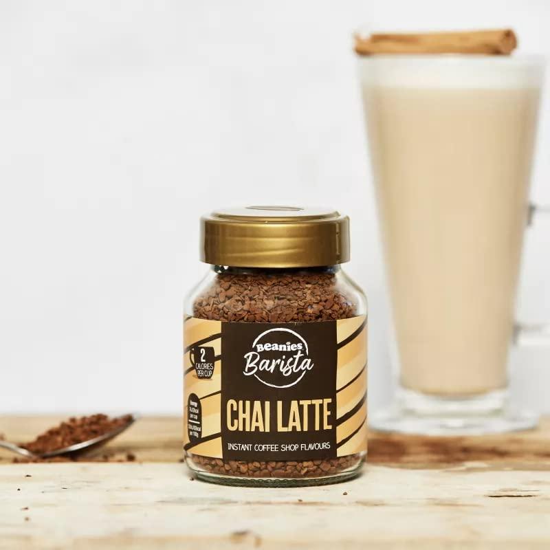 Beanies Coffee Co Beanies Flavoured Instant Coffee PICK ANY 3 Jars (50g) from 50+ Flavours Inc. Turkish Delight, Chocolate Orange, Chai Latte, Cookie Dough, Hazelnut, Caramel, Vanilla and More