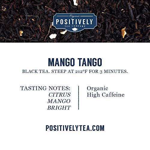 Organic Positively Tea Company Organic Positively Tea Company, Mango Tango Black Tea, Loose Leaf, 16 Ounce
