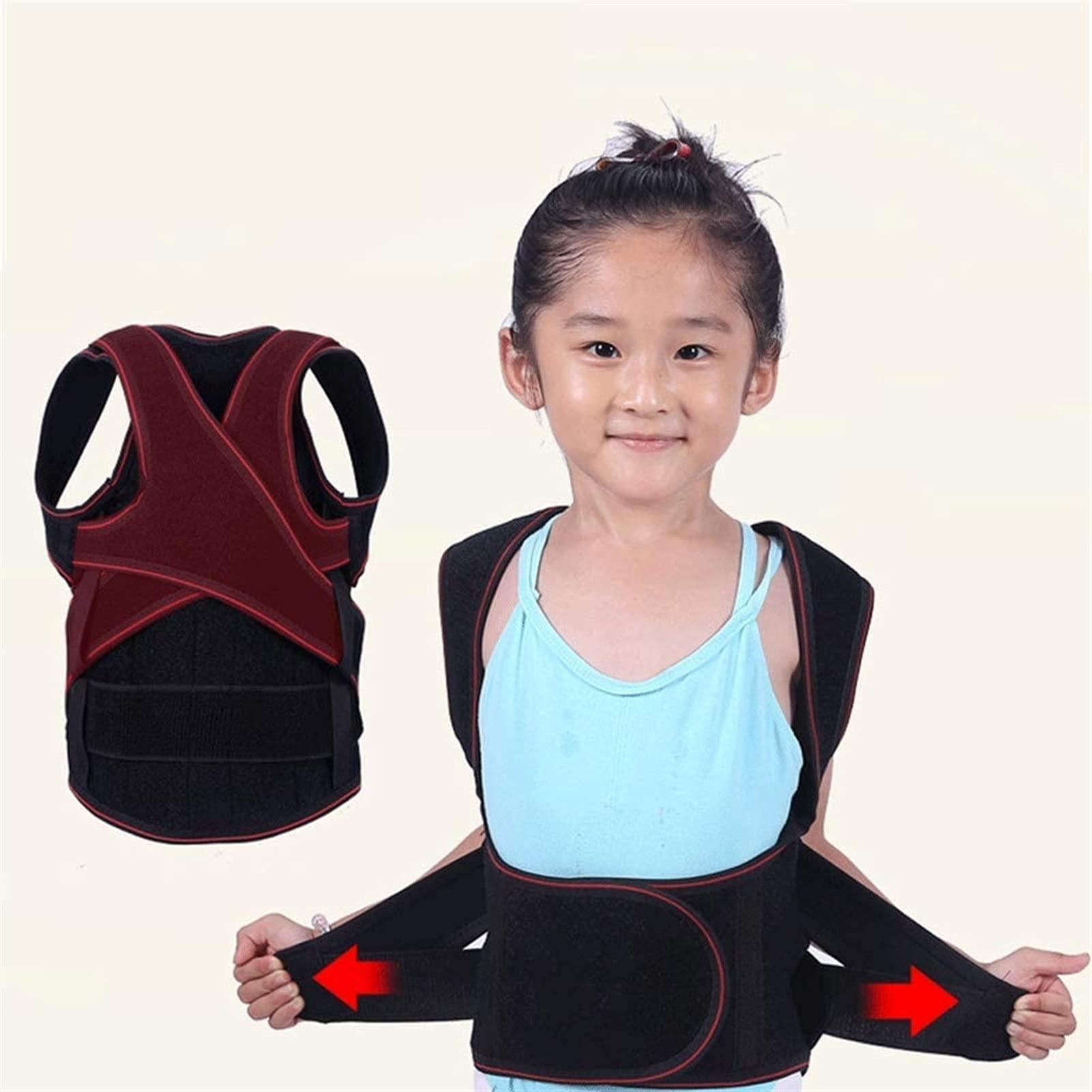 XFYJR XFYJR Back Posture Corrector - Kids Hunchback,Best Brace Help to Improve Posture Adjustment Teenager ShoulderLower Back Pain Relief Belt (Size : Medium)
