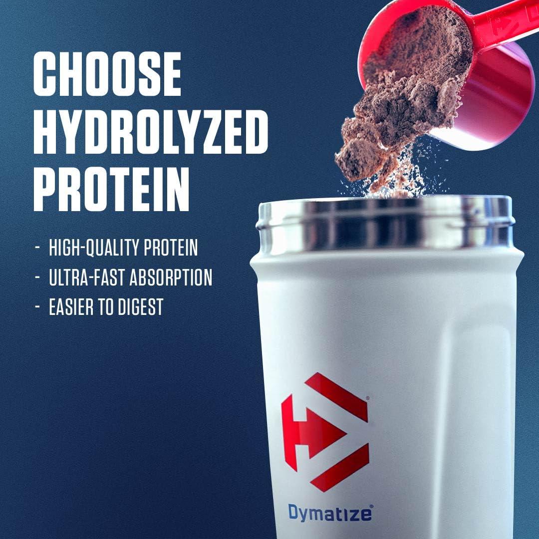 Dymatize Dymatize ISO100 Hydrolyzed Protein Powder, 100% Whey Isolate Protein, 25g of Protein, 5.5g BCAAs, Gluten Free, Fast Absorbing, Easy Digesting, Birthday Cake, 5 Pound