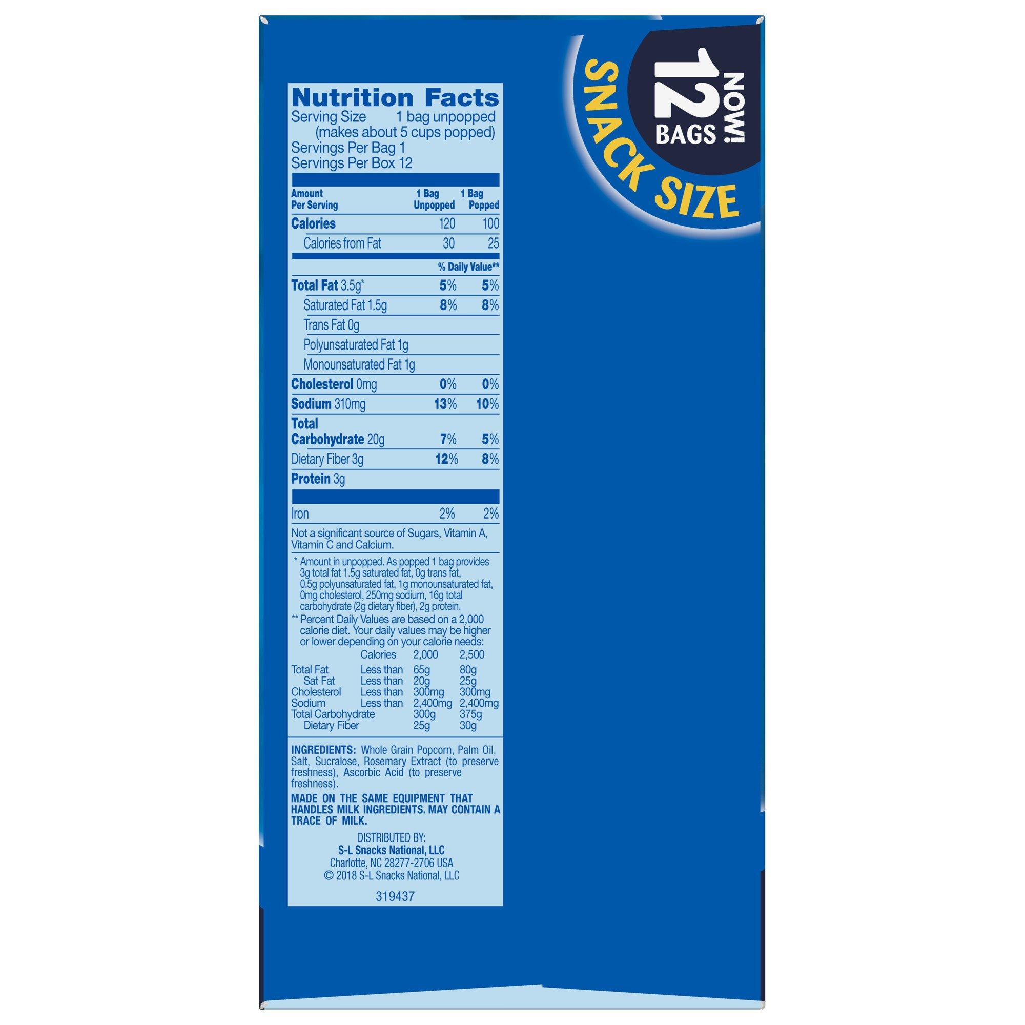 Pop Secret Pop Secret Popcorn, Kettle Corn, 3 Ounce Microwave Bags, 12 Count Box,1.12 Ounce (Pack of 12)