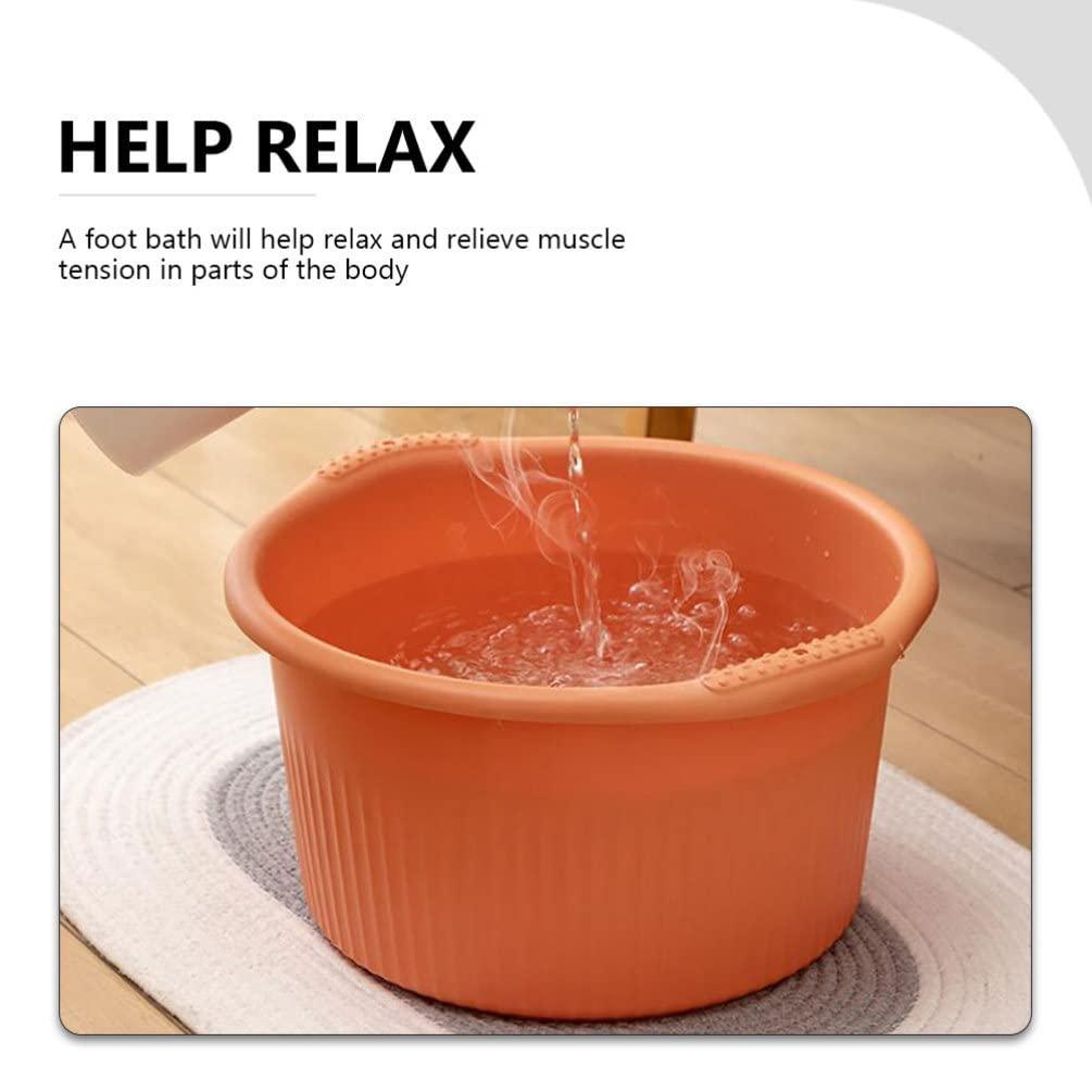 Healifty Foot Soak Bucket Foot Spa Bucket Foot Wash Basin Foot Spa Massager Bucket Foot Soaking Tub for Foot Massage Pedicure Massage Bucket Feet Massager Tub