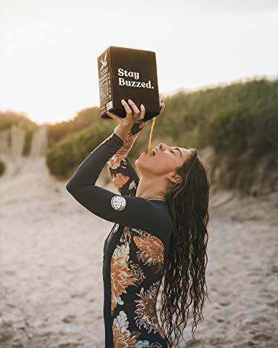 Sail Away Coffee Co. Sail Away Coffee Cold Brew Coffee Box Taps- Less Acidic Coffee Beverages | 120mg Caffeine, Gluten Free, Organic, Keto, Classic Black, 96 Fl. Oz.