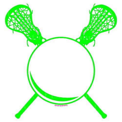 Art of Eric Gunty 1/2 Sheet - Green LaCrosse Birthday - Edible Cake/Cupcake Party Topper - D22478