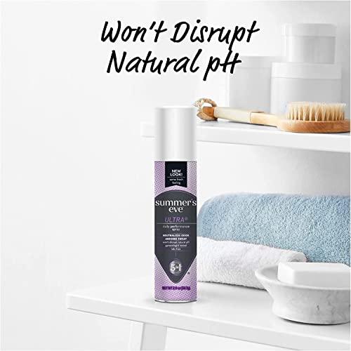 Summer's Eve Summer's Eve Cleansing Wash | 15 Ounce | (Pack of 3) and Summer's Eve Freshening Spray | Ultra | 2 oz Size | Pack of 3 | pH Balanced, Dermatologist & Gynecologist Tested