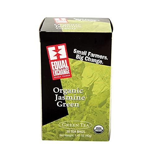 Equal Exchange Jasmine Green Tea Organic 20 Bags (Case of 6)