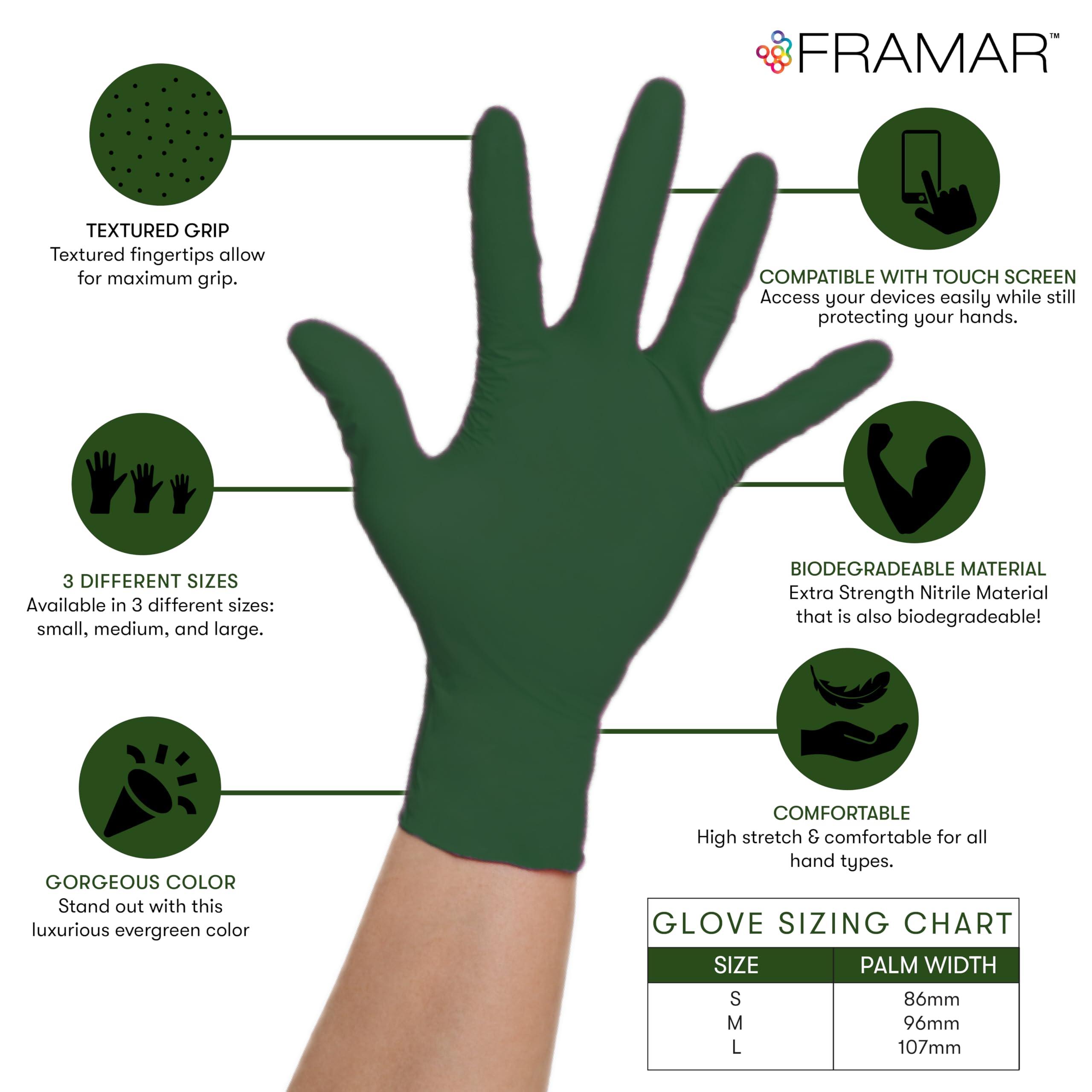 FRAMAR Framar Star Struck Silver Pop Up Hair Foil - Green Gloves Disposable Latex Free