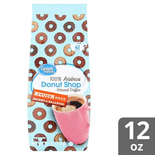 Great Value Great Value Donut Shop 100% Arabica Medium Roast Ground Coffee - 12 oz.