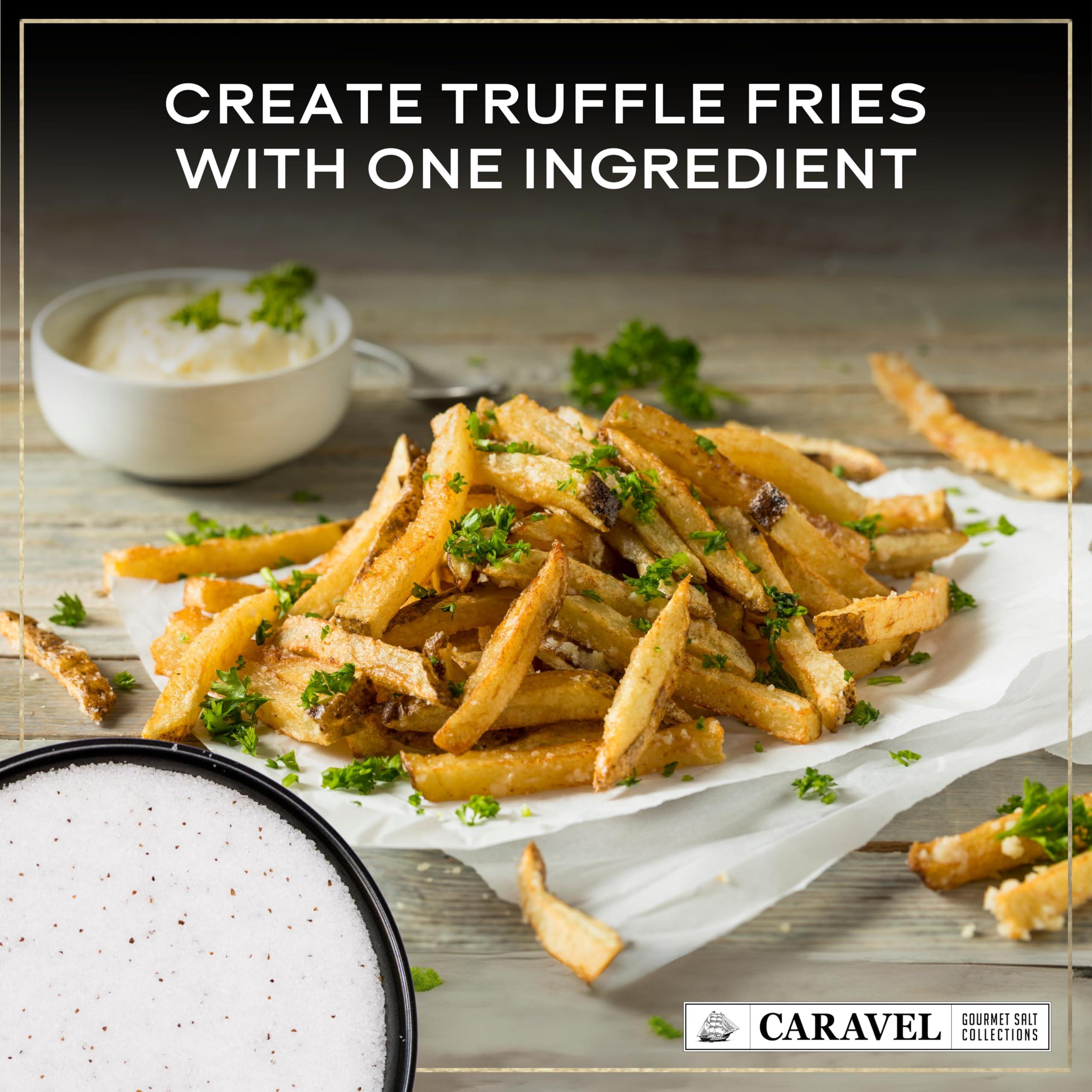 Caravel Gourmet Truffle Sea Salt - 4 oz Jar 3-Pack
